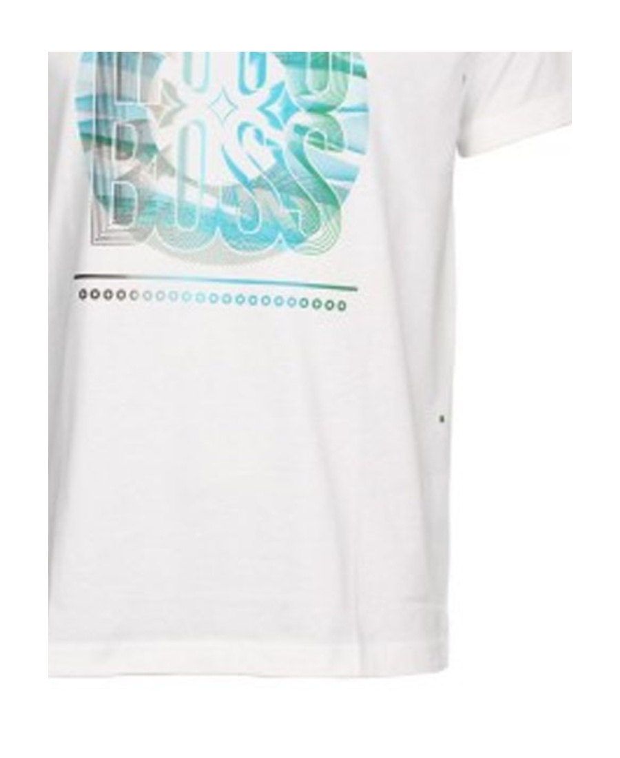 Hugo Boss Logo Details T-shirt In White