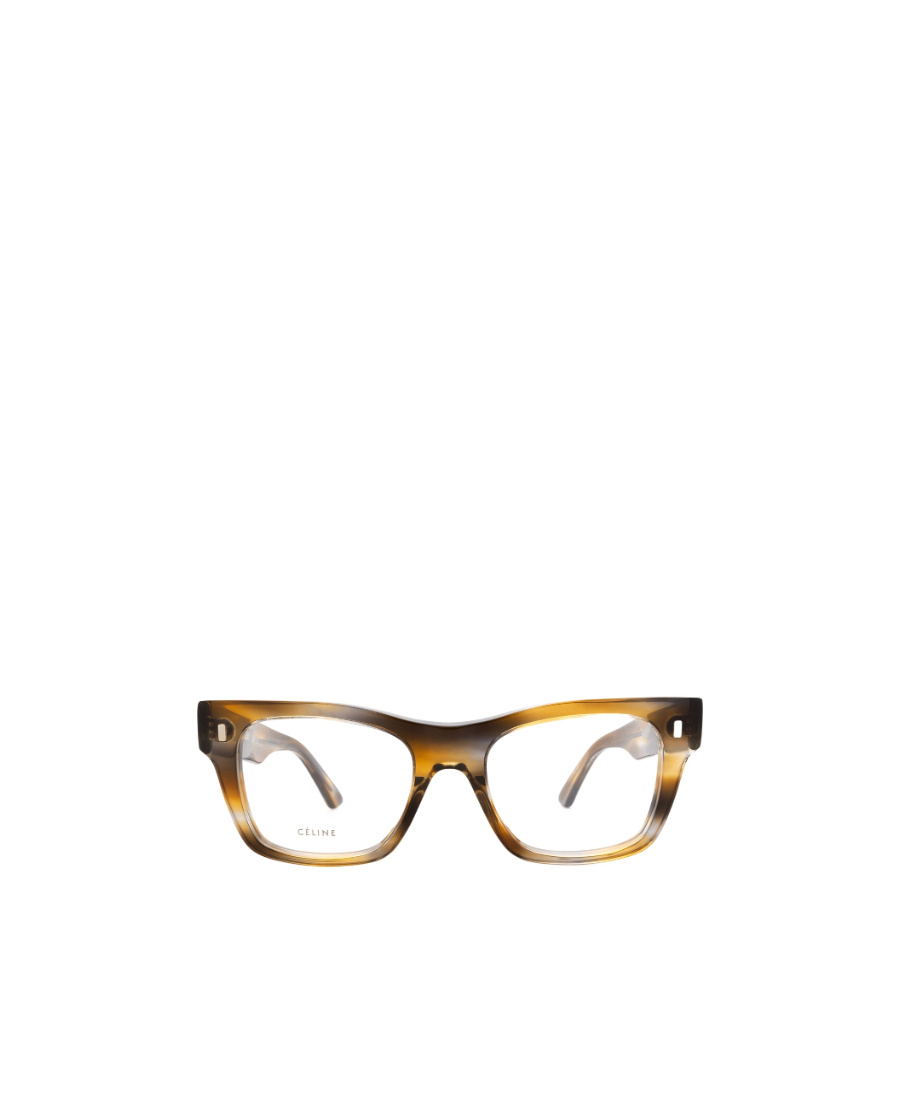 Celine Geometric Frame Flat Mirror In Multicolor