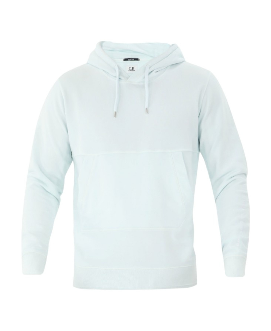 C.p. Company Light-blue Hoodie In White