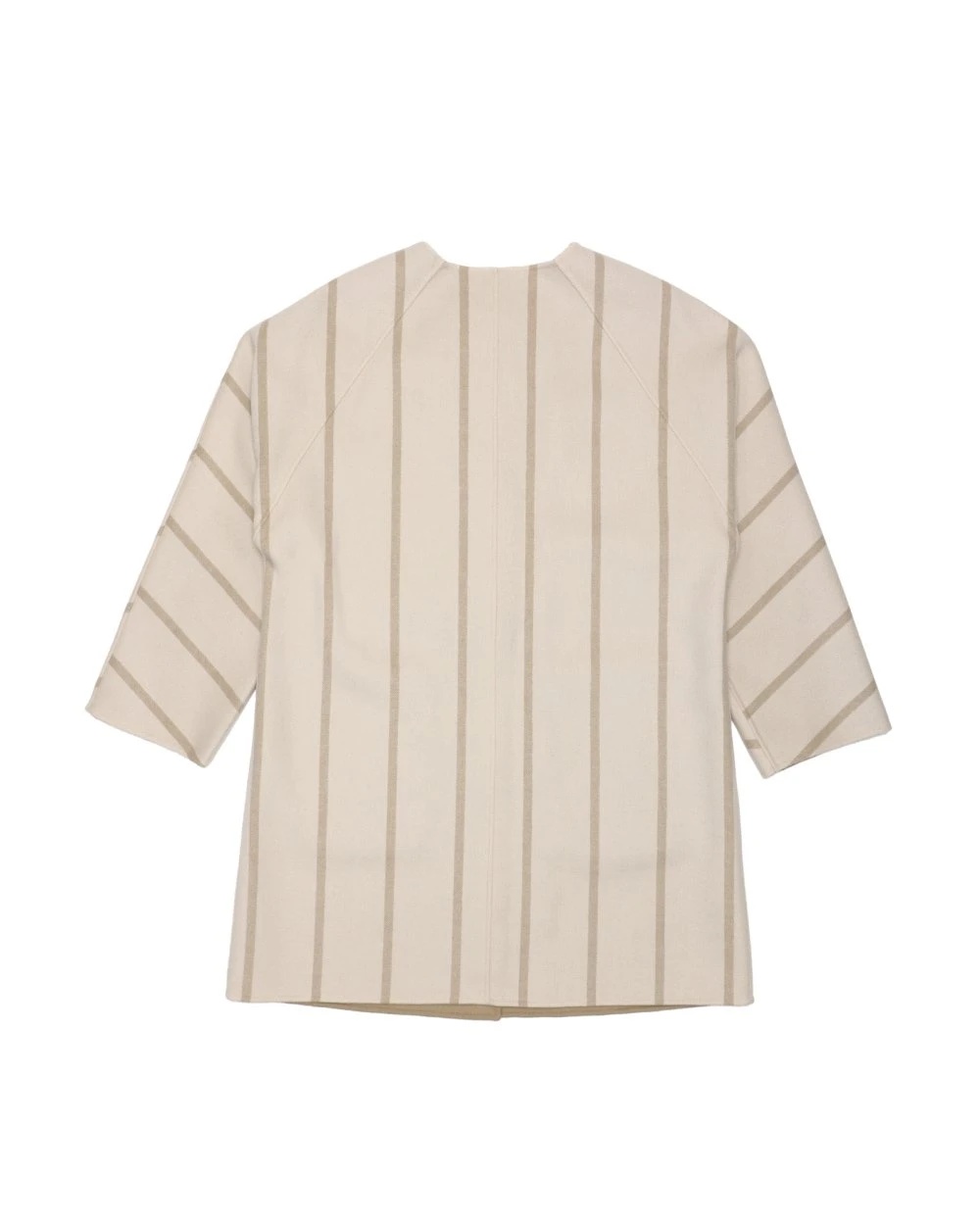 Max Mara Striped Blouse In Nude
