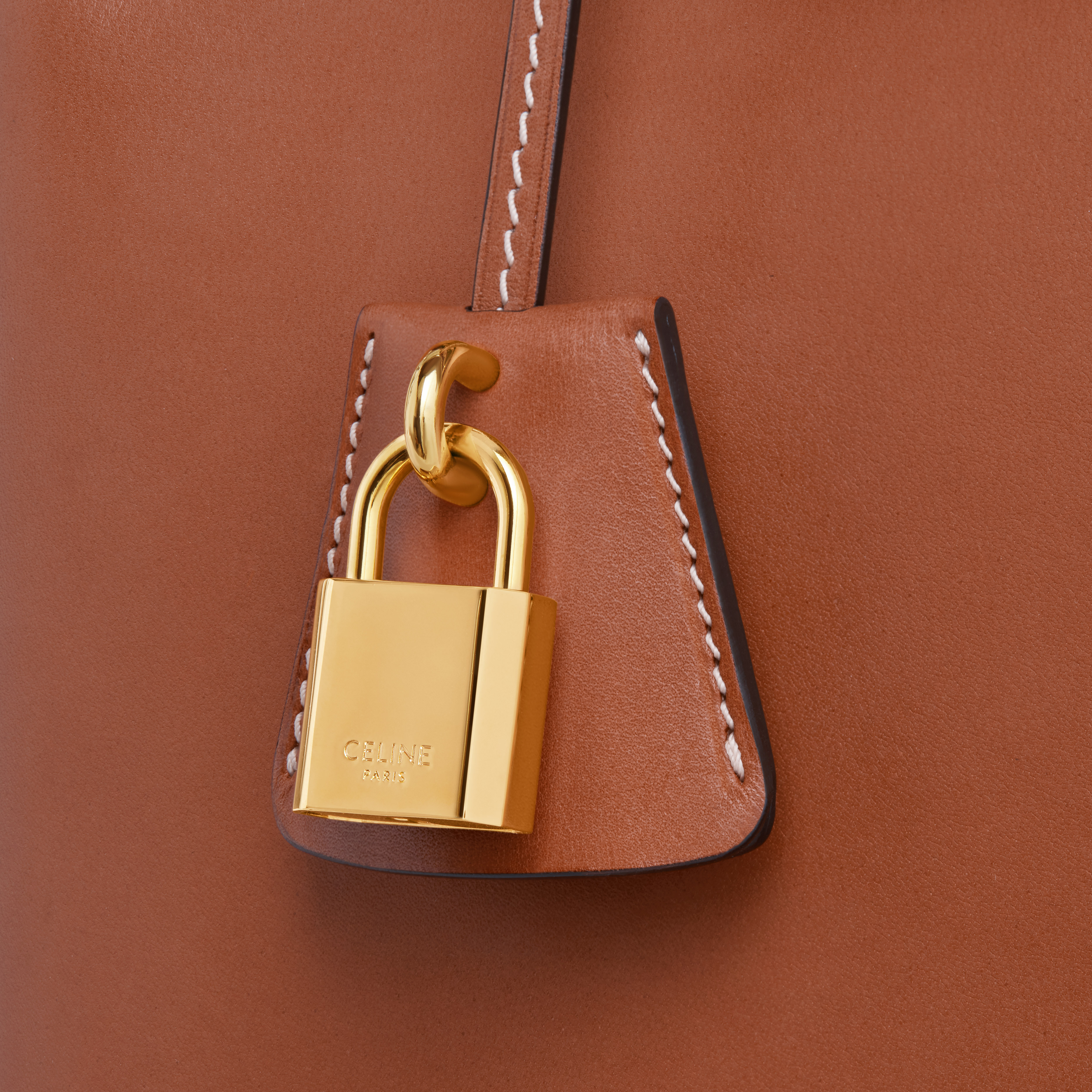 CELINE TEEN CELINE CONTI BAG IN NATURAL CALFSKIN 