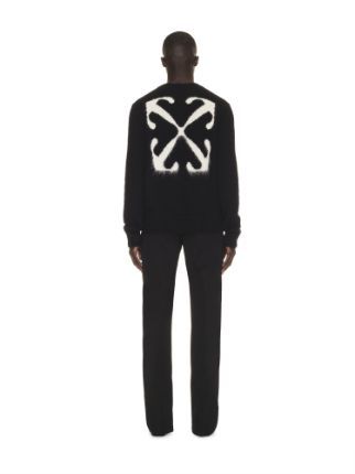 OFF-WHITE OFF-WHITE ARROW MOTIF CREWNECK JUMPER