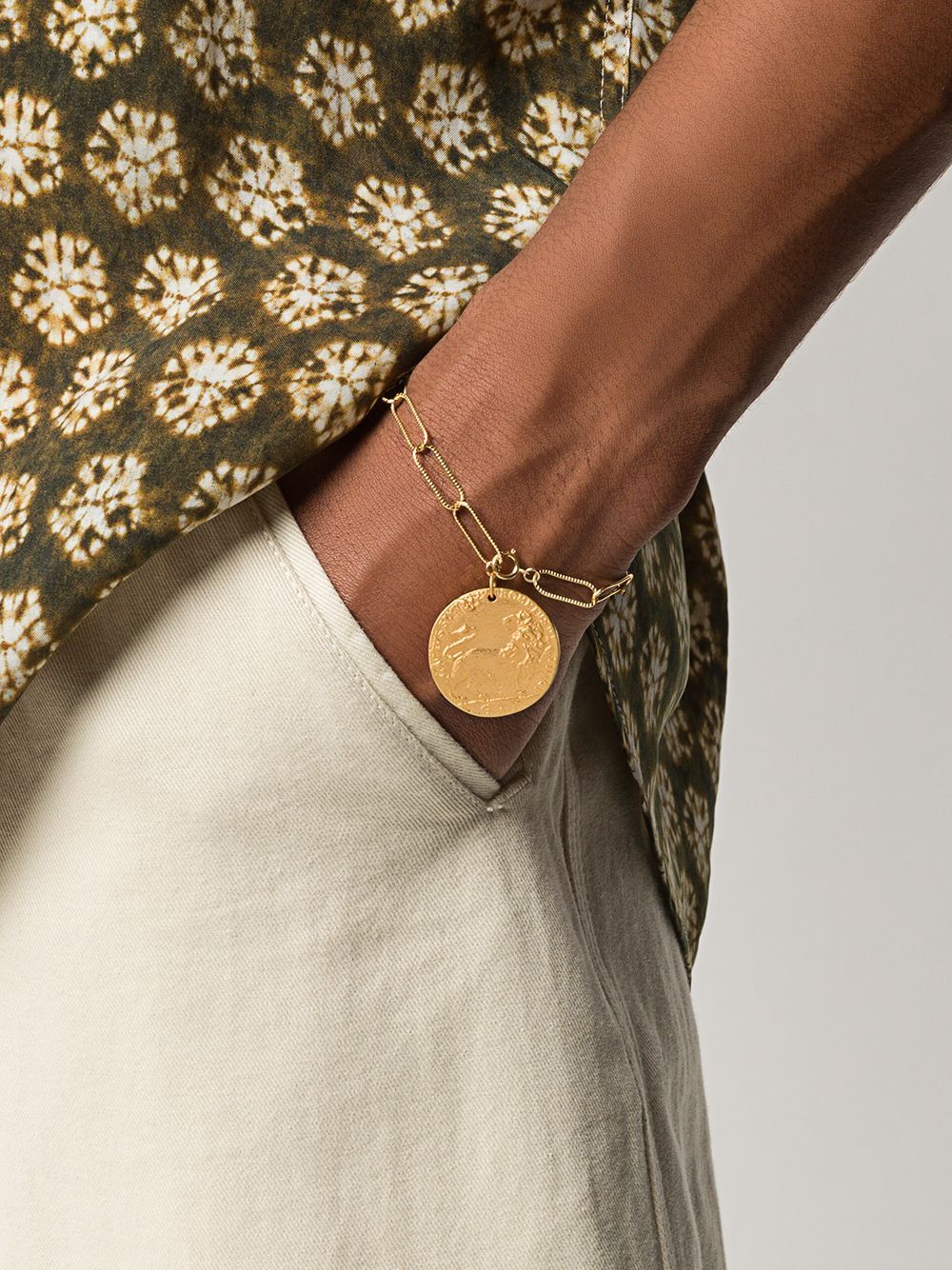 Alighieri Il Leone Bracelet In Yellow