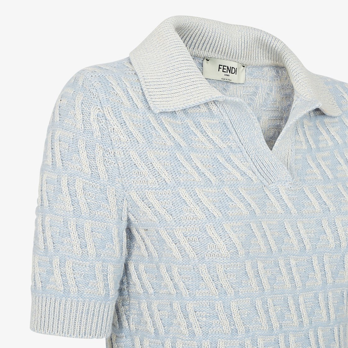 Fendi Short-sleeved Sweater In White