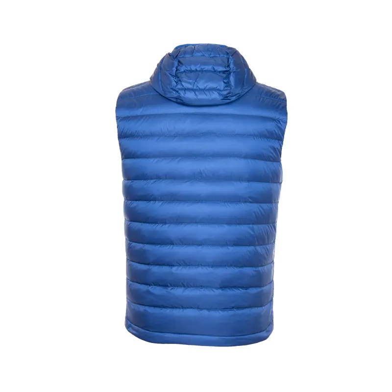 Paul & Shark Light And Thin Vest Down Jacket In Blue