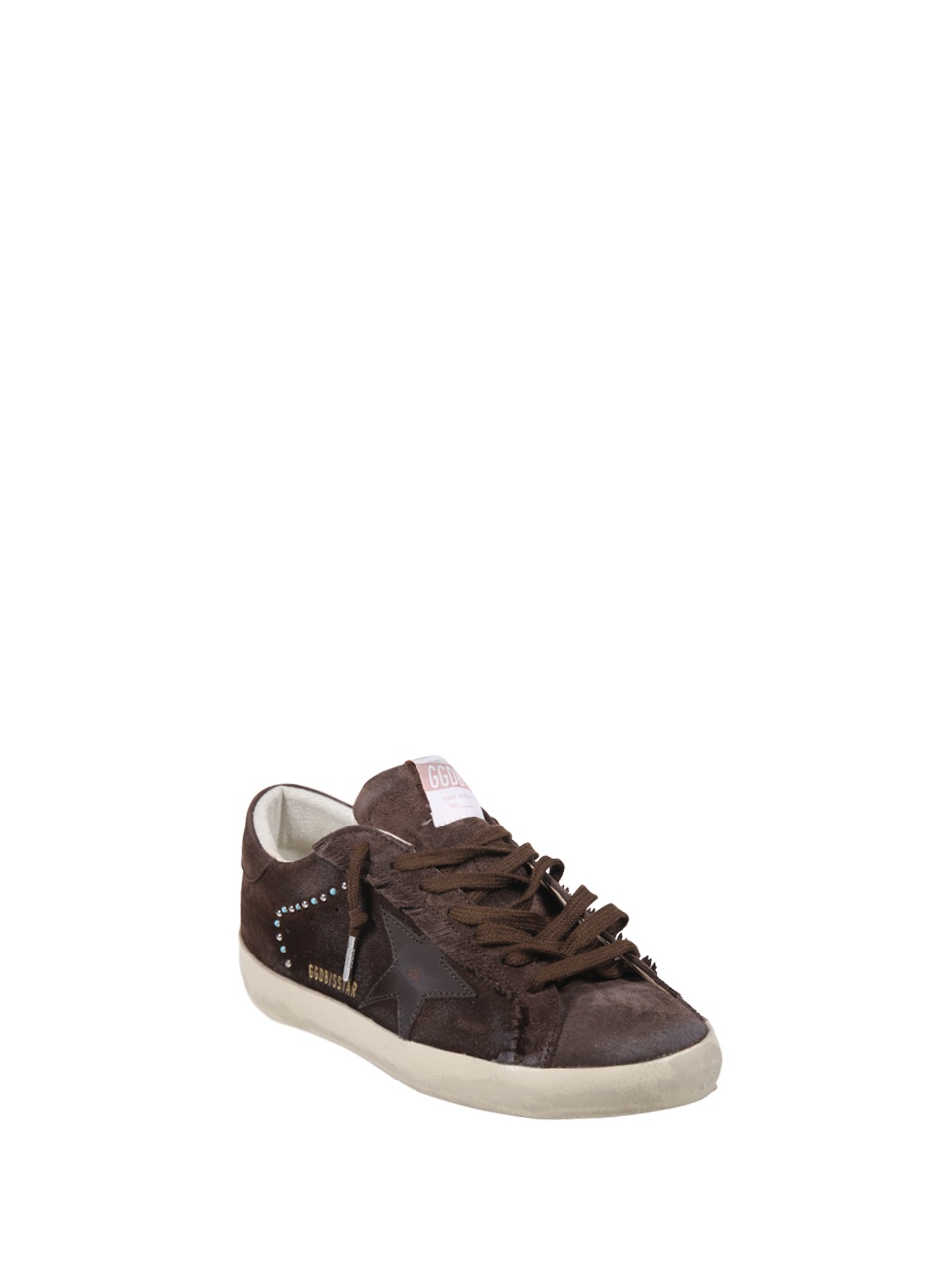Golden Goose Suede Studded Star Sneakers In Multi