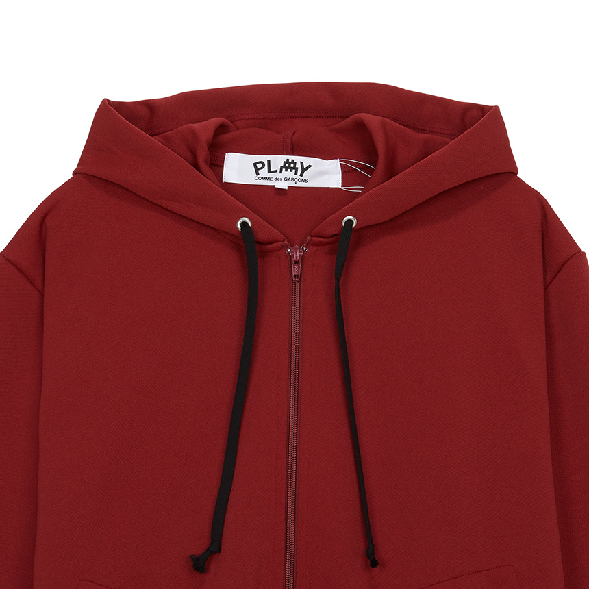Comme Des Garçons Play X Invader Pixelated-heart Hoodie