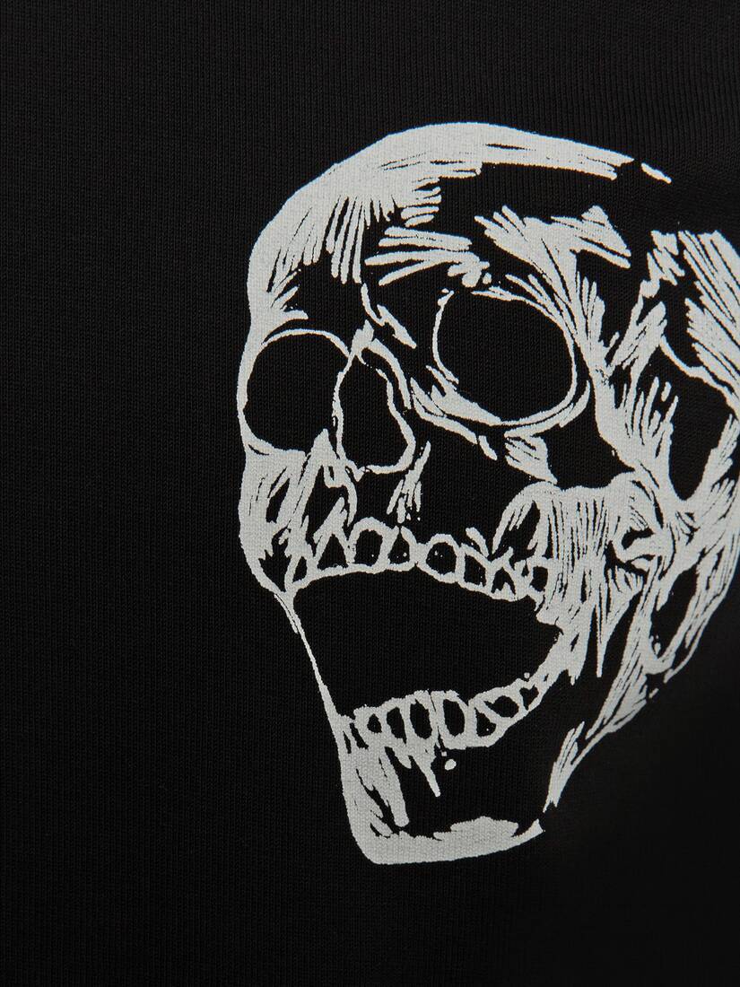 Alexander Mcqueen Skull Detail T-shirt In Black