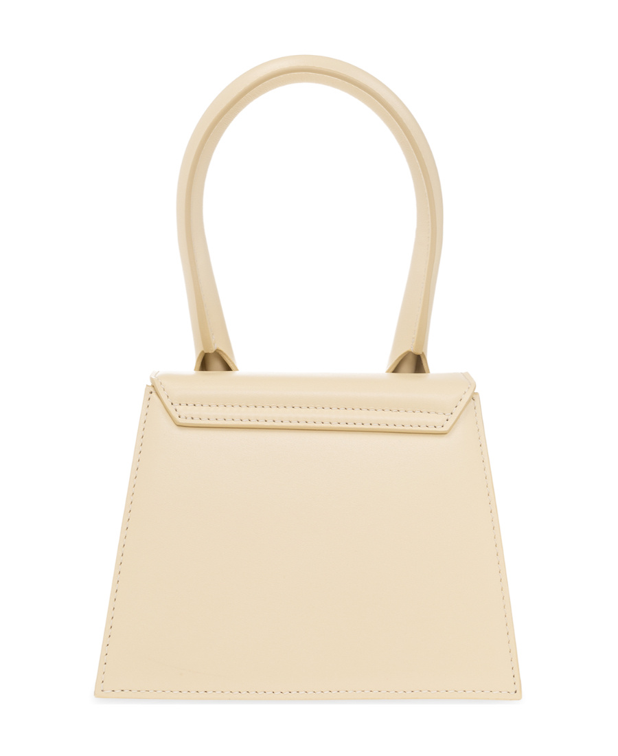 Jacquemus Le Chiquito Moyen Leather Handbag In Nude