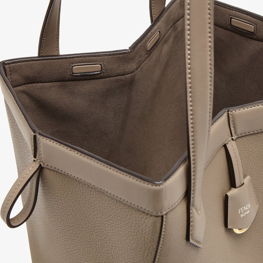 Fendi Origami Tote Bag In Gray