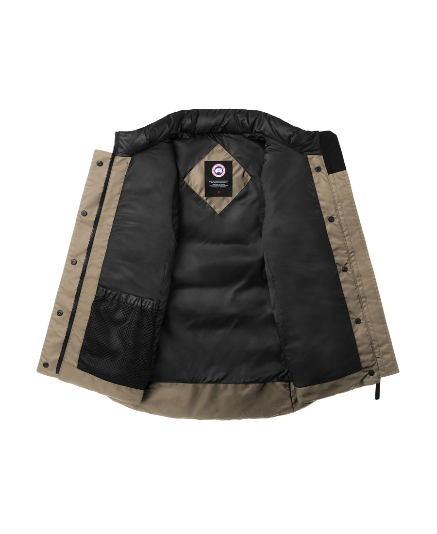 Shop Canada Goose Sleevless Down Vest In Brown
