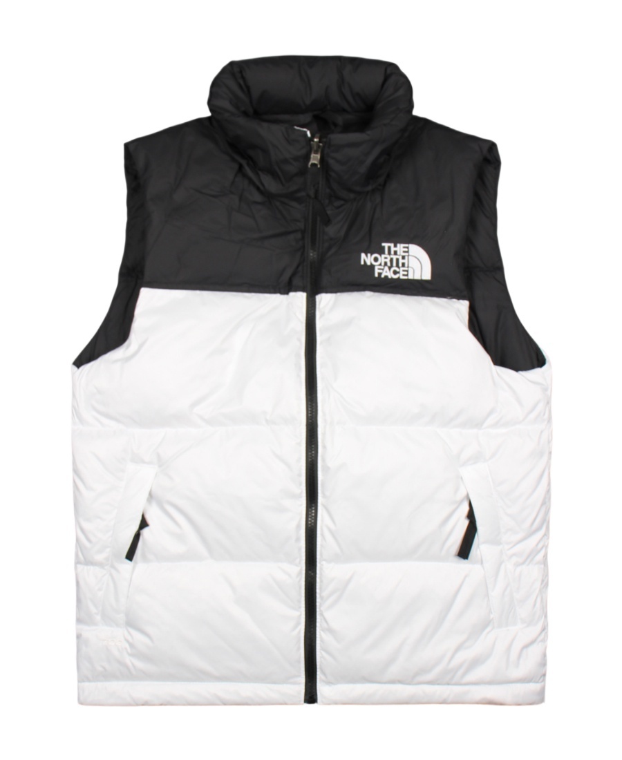 The North Face Logo Down Vest In White