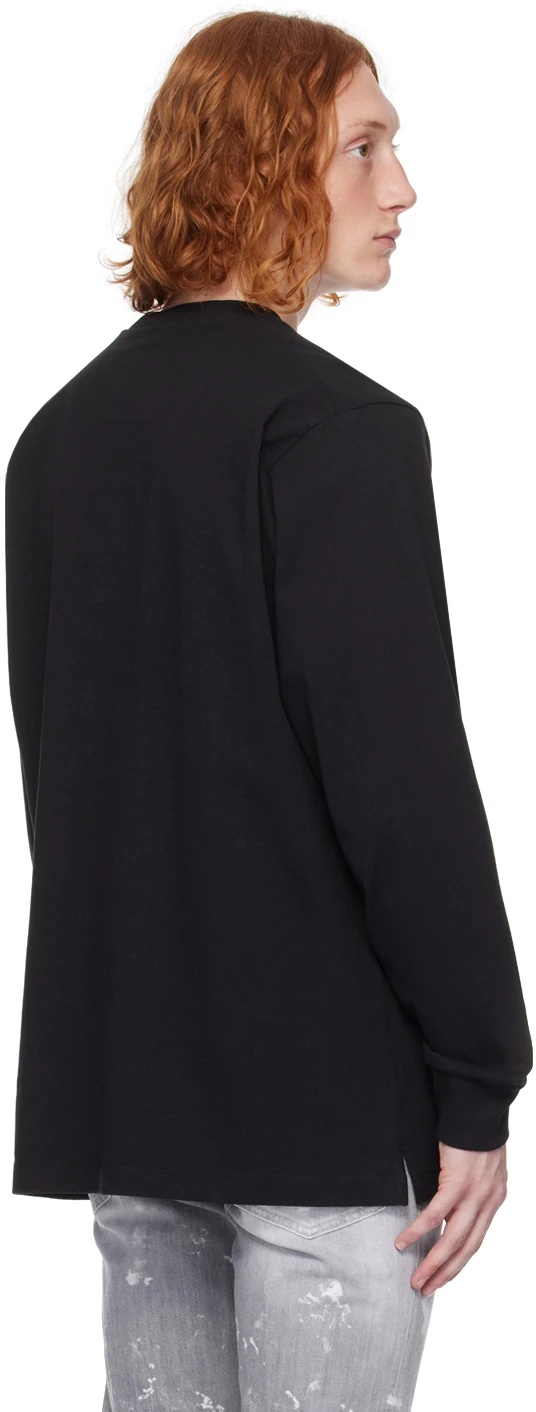 Dsquared2 'enjoy' Skater Long-sleeved T-shirt In Black