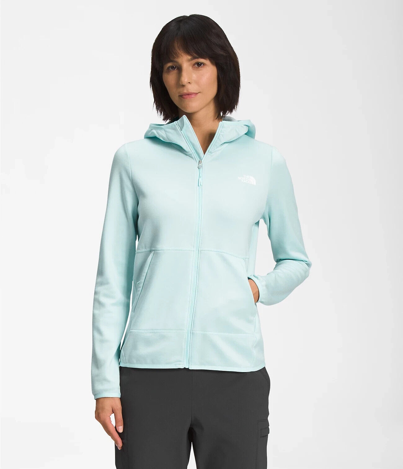 THE NORTH FACE FULL ZIPPER HOODED SWEATER