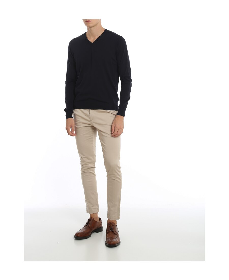 Drumohr Fine Merino Jumper In Black
