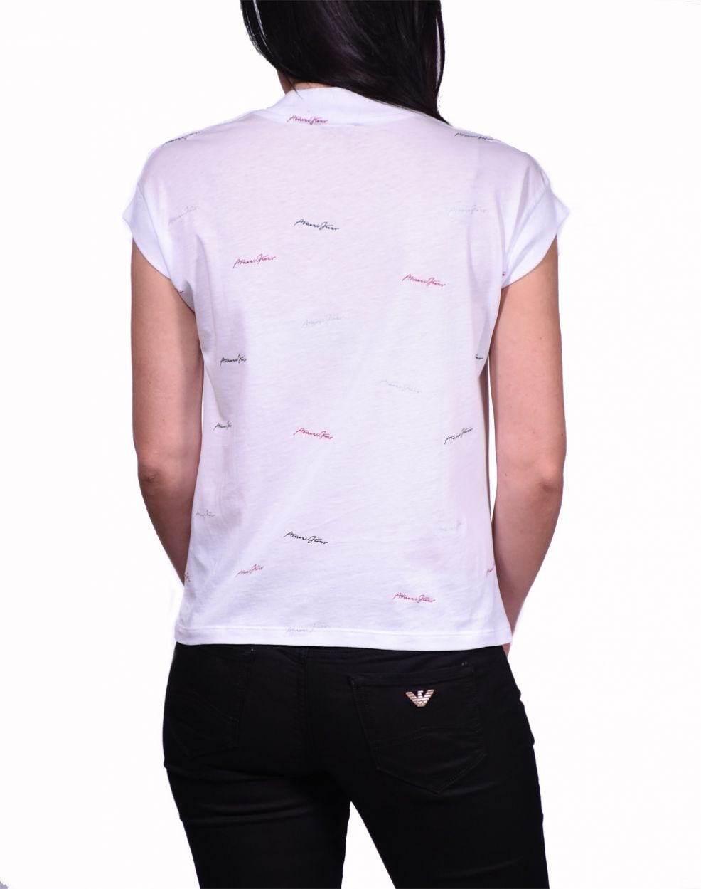 Armani Jeans Logo T-shirt In White