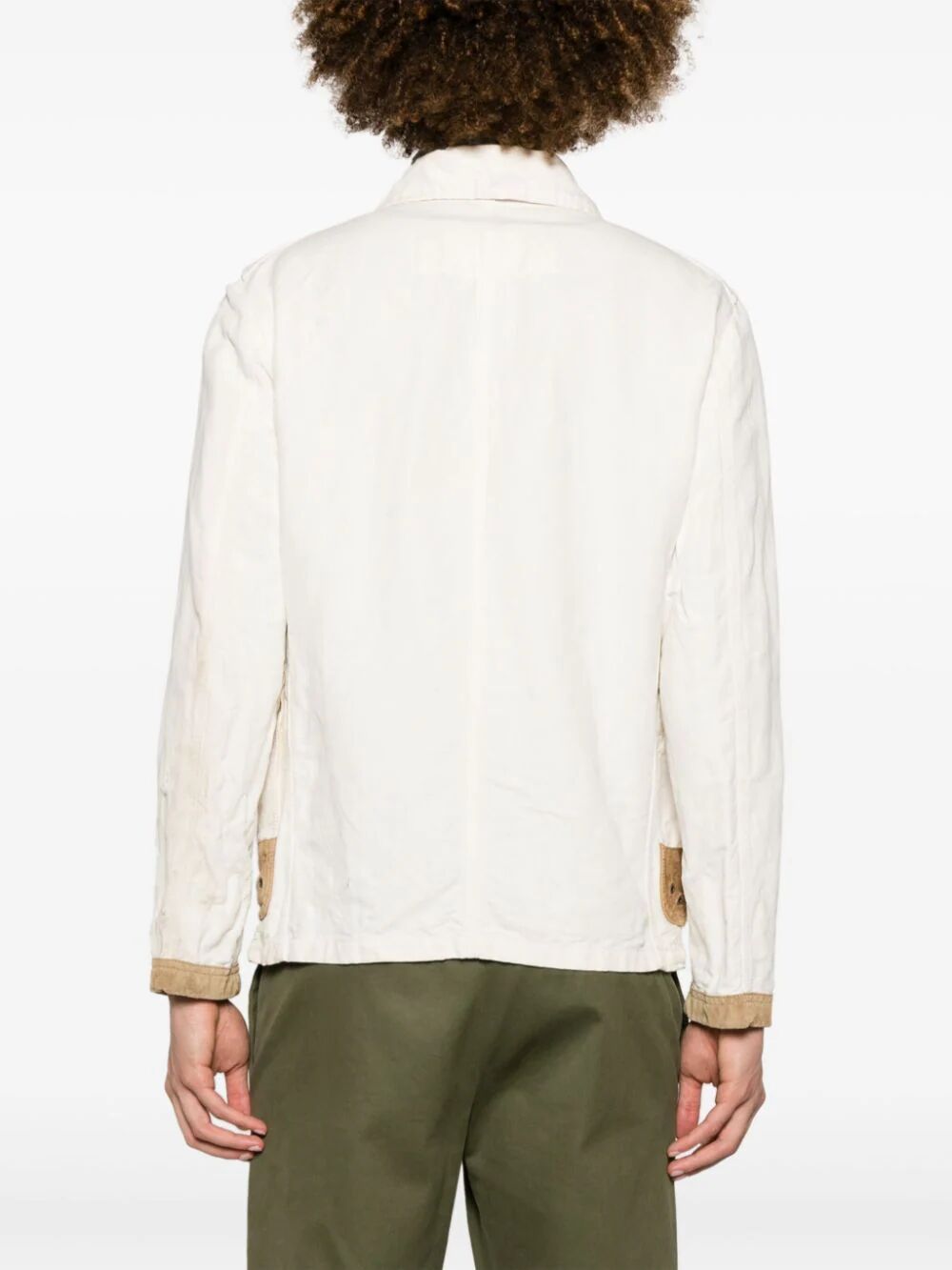 Fay Clasp-fastened Light-weight Jacket In White