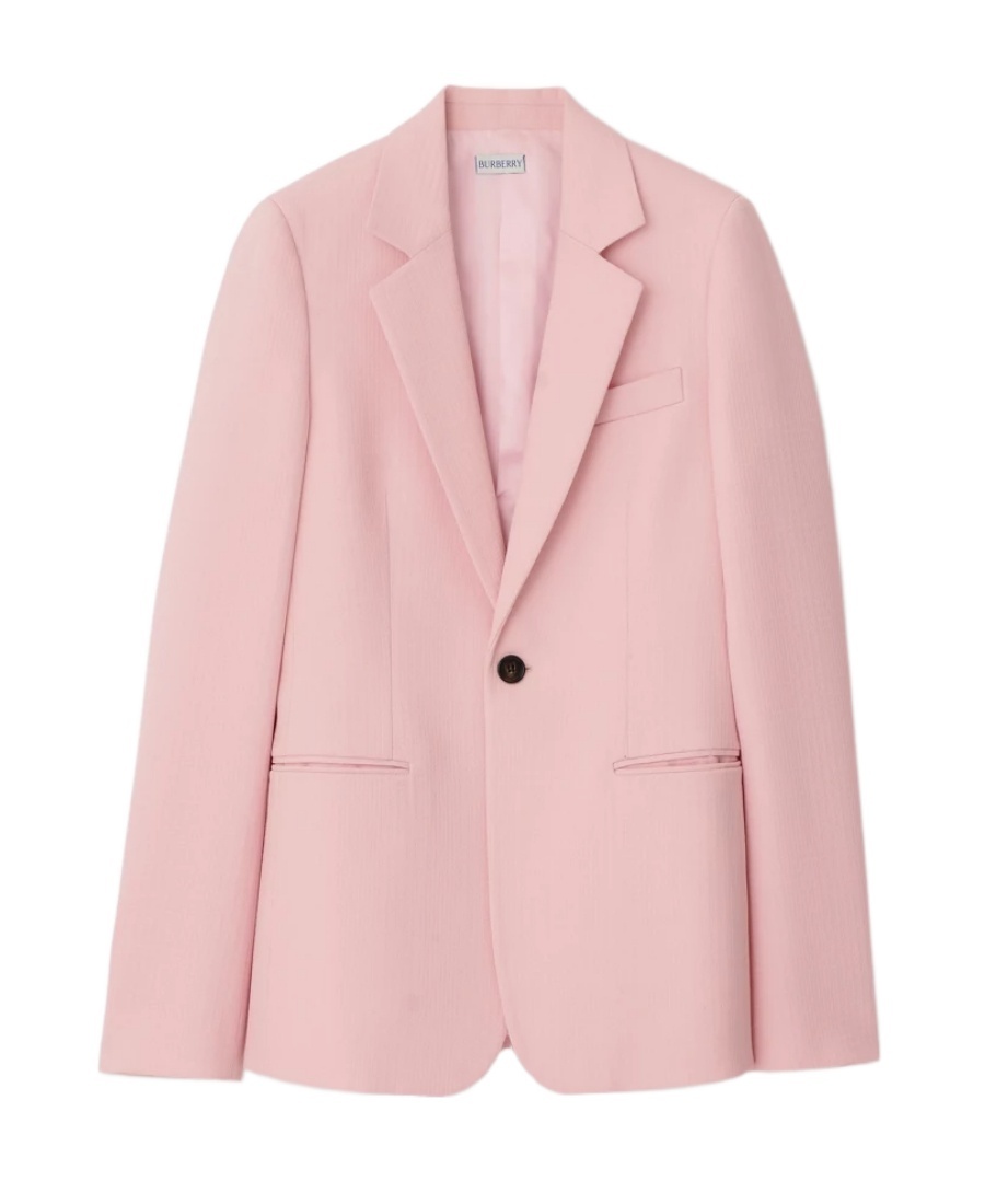 Burberry Tailored Mini Jacket In Pink