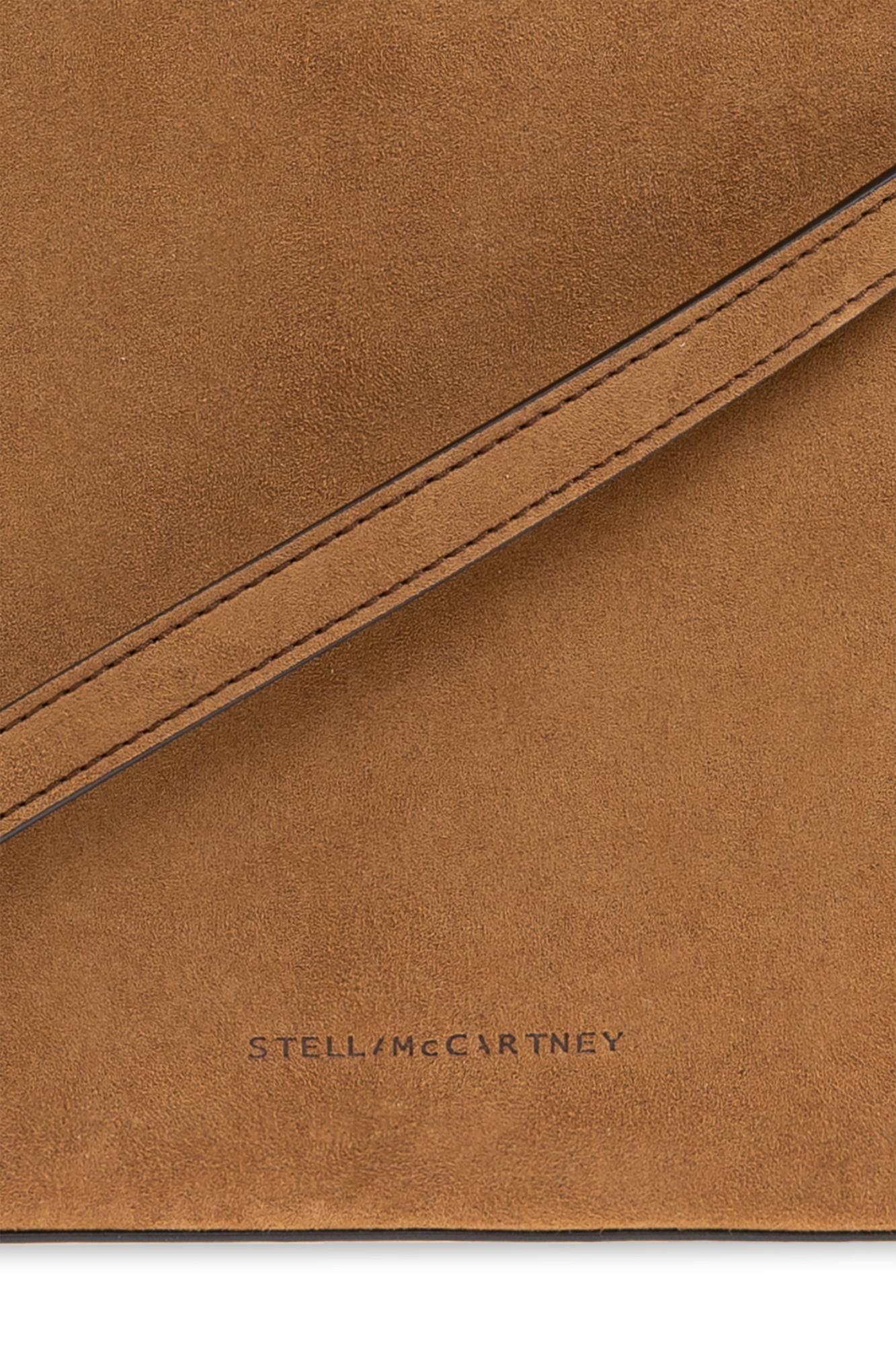 Stella Mccartney Rectangular Shoulder Bag In Brown