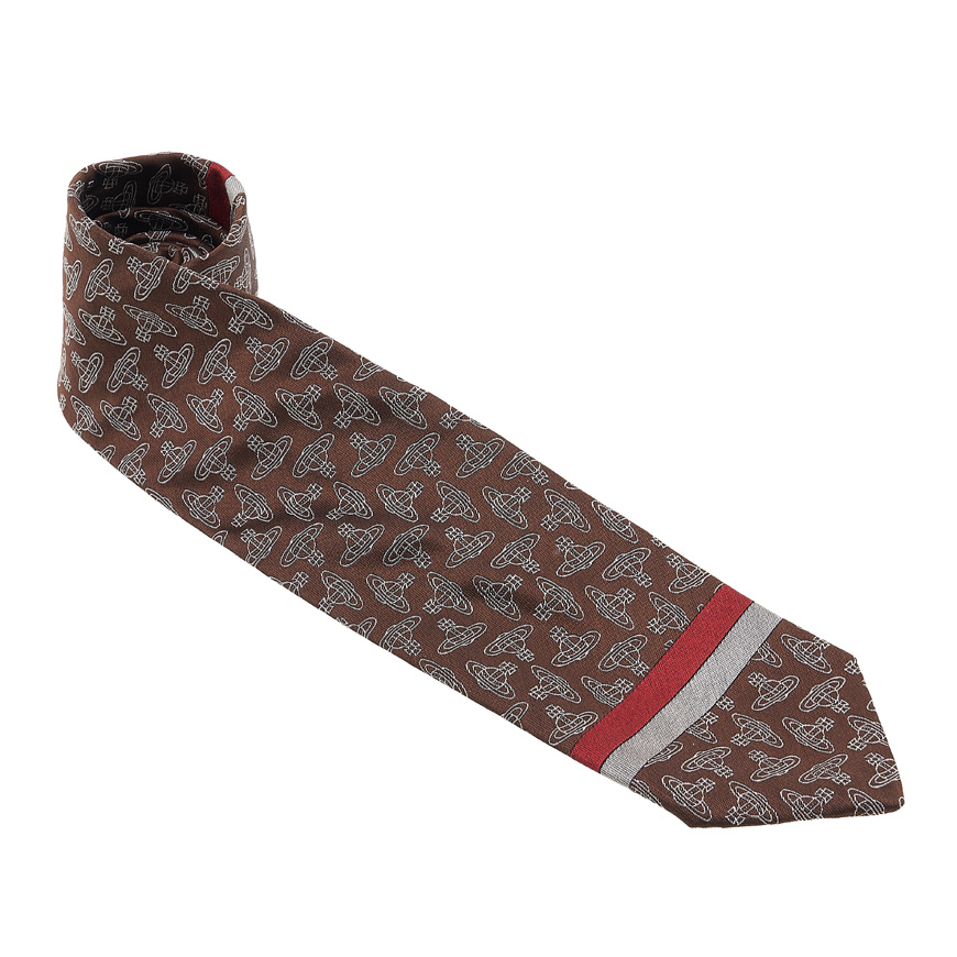 Vivienne Westwood Pattern Tie In Multicolor