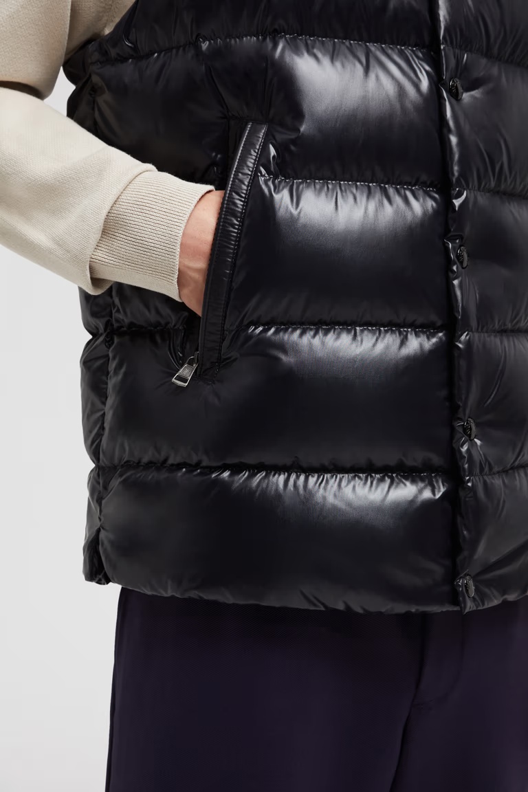 Moncler Tibb Down Gilet In Black
