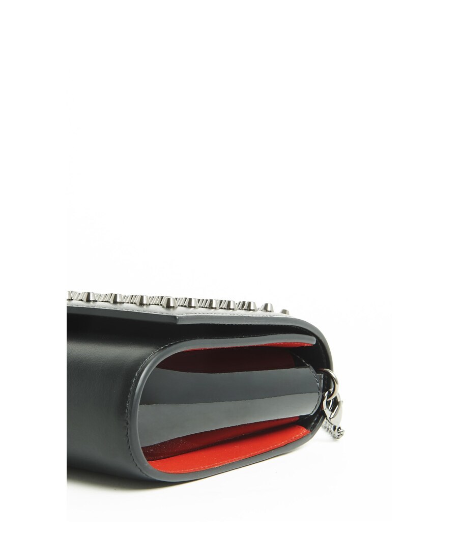 Christian Louboutin Rivet Shoulder Bag In Black