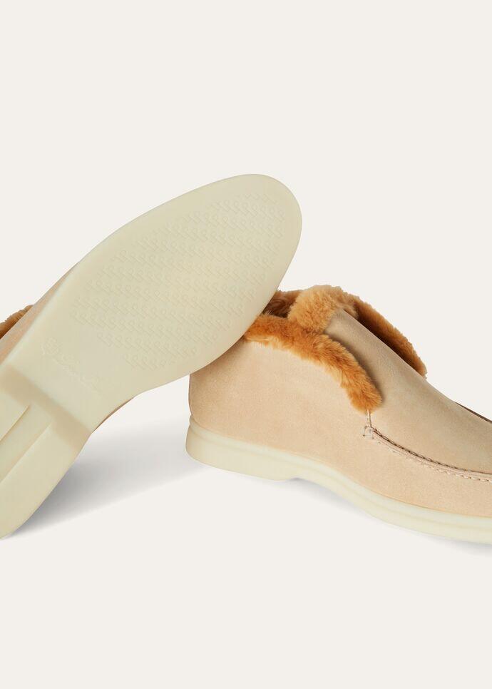 Shop Loro Piana Logo Pattern Short Boots