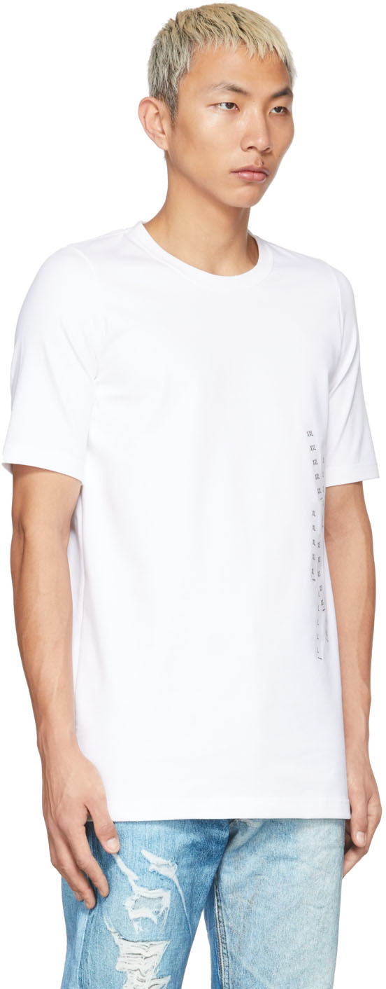 Doublet T-shirt With Round Neck And Short Sleeves In White