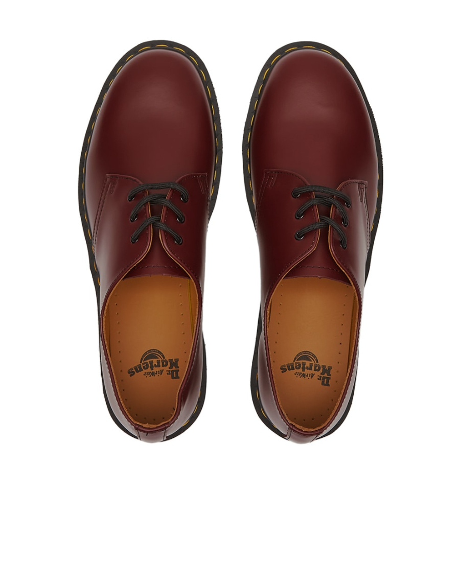 Dr. Martens Burgundy 1461 Smooth Leather Oxford Derbys