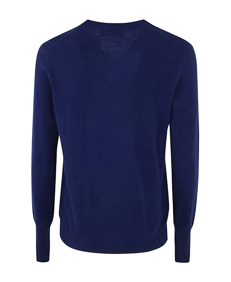 Ballantyne V-neck Sweater In Blue