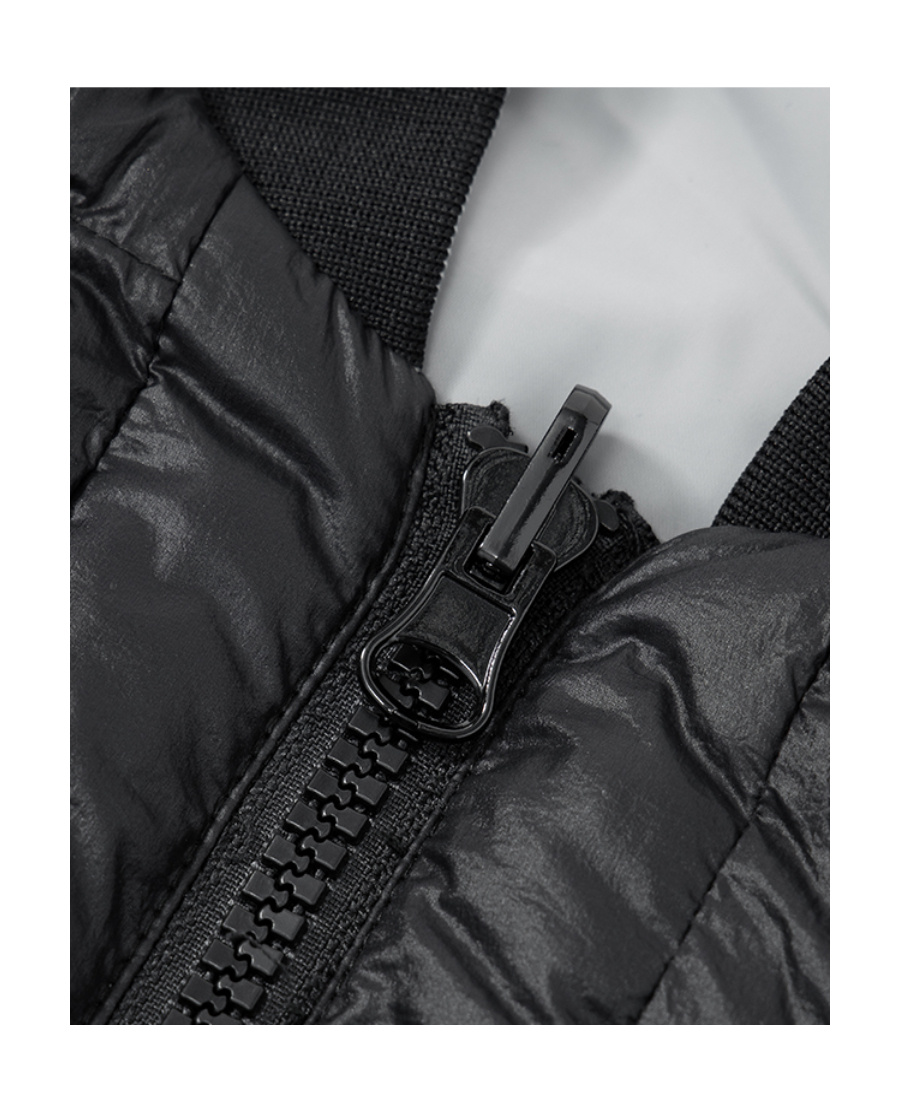 Moschino Logo Details Down Jacket In Black