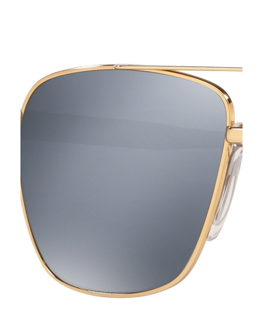 Versace Eyewear Aviator Sunglasses In Gray