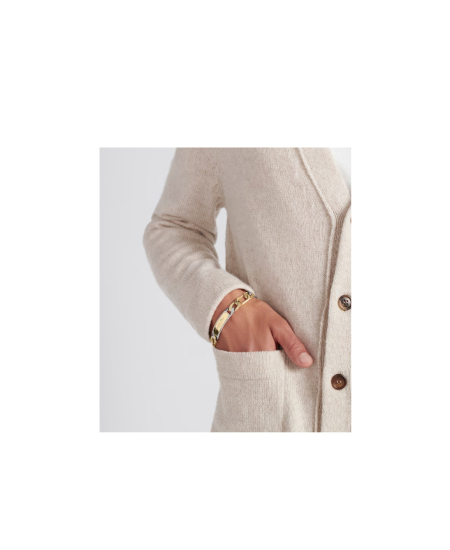 Dior Couture Chain Bracelet In White