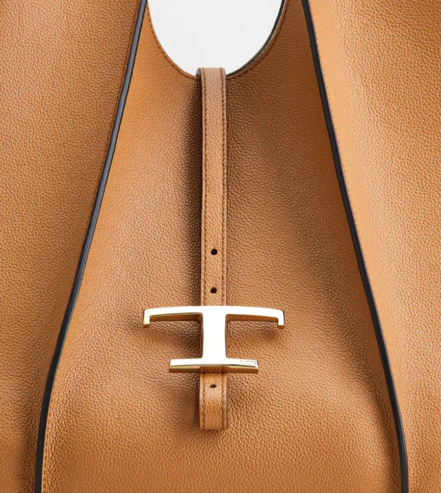 Tod's Timeless Shopping Bag In Leather Medium In Brown