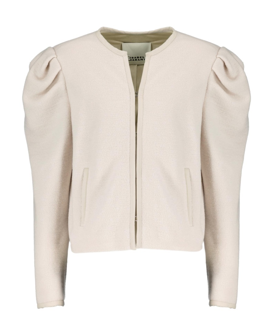 Isabel Marant Puff-sleeve Jacket In White