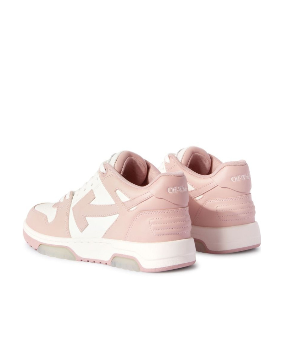 Off-white Off White Out Of Office Leather Sneakers In Animal Print