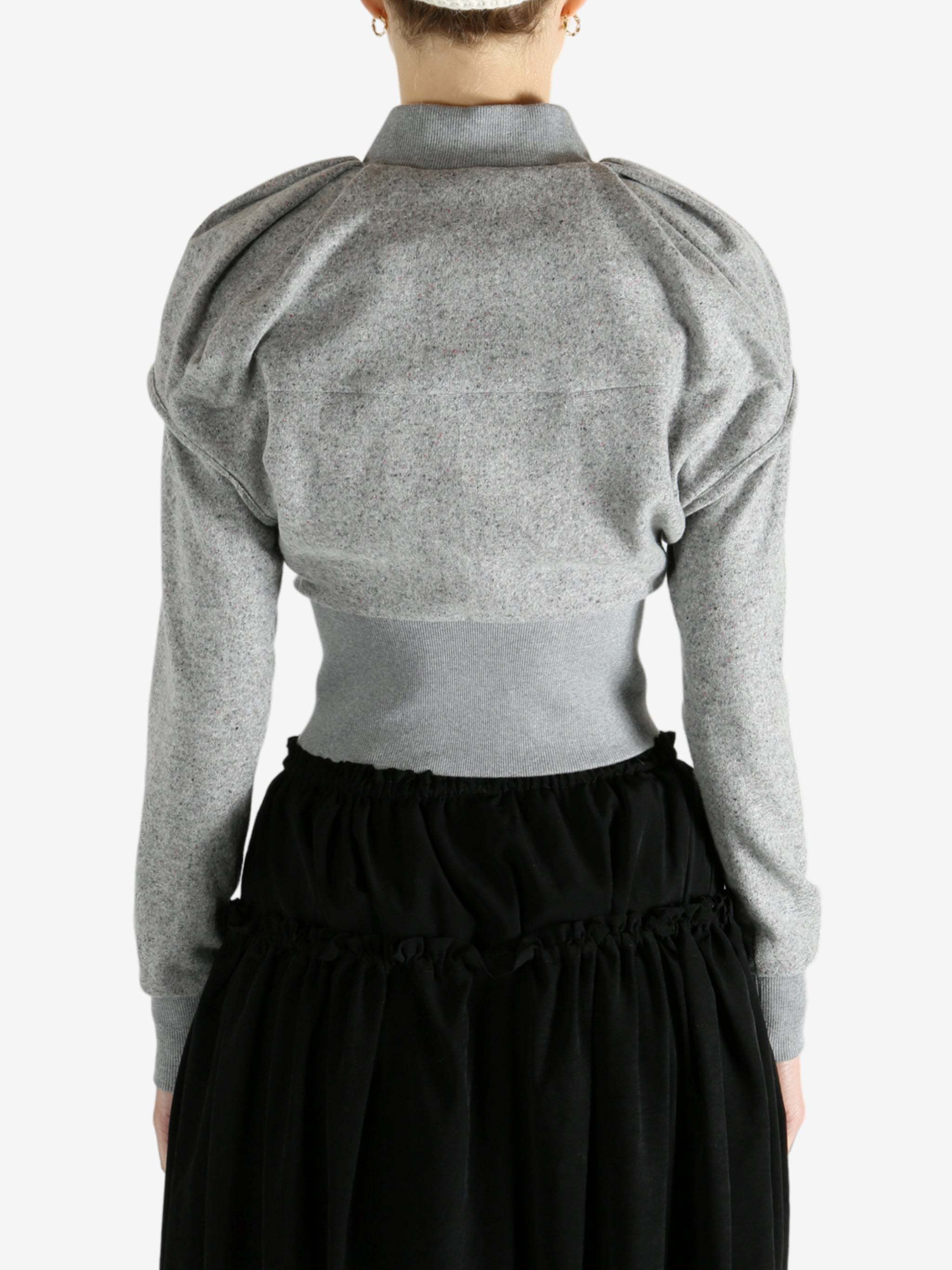 Kiko Kostadinov Plain Knit Jacket In Gray
