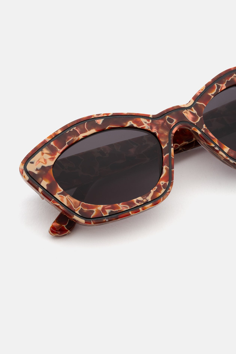 Marni Geometric Sunglasses In Brown