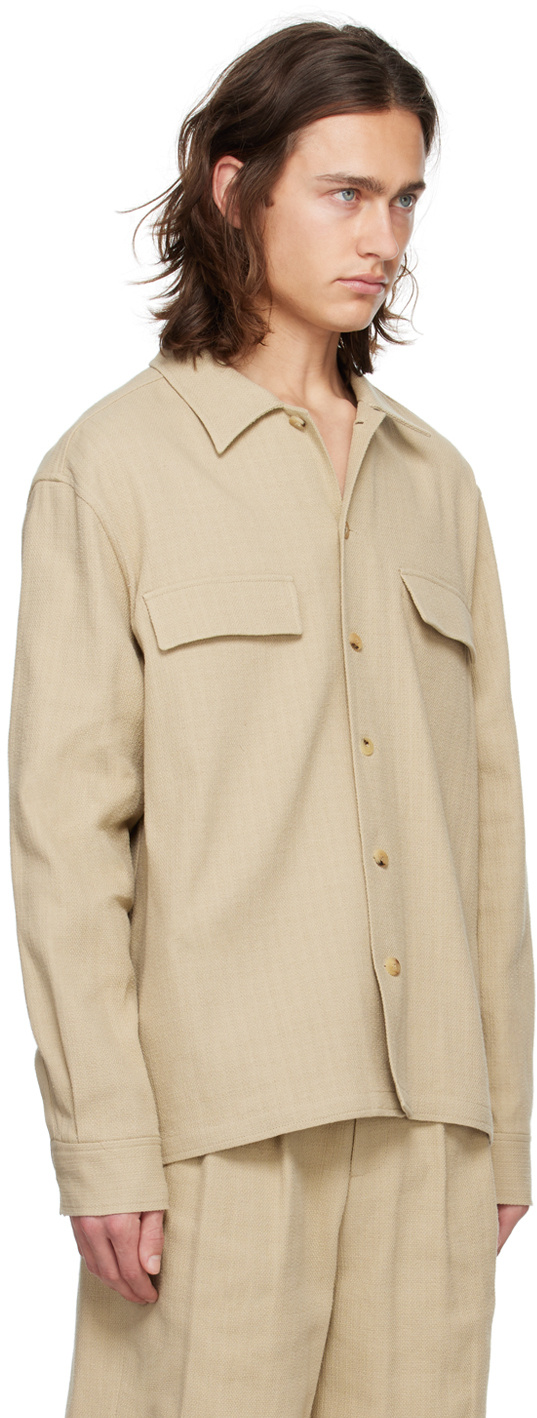 Le 17 Septembre Long-sleeved Shirt In Nude