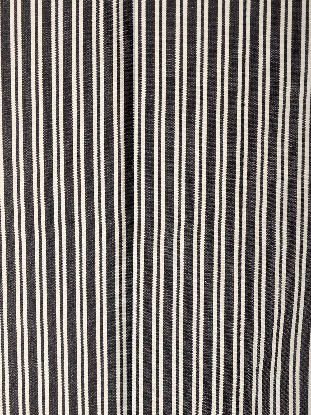Ami Alexandre Mattiussi Ami Paris Striped Long-sleeved Shirt In Gray