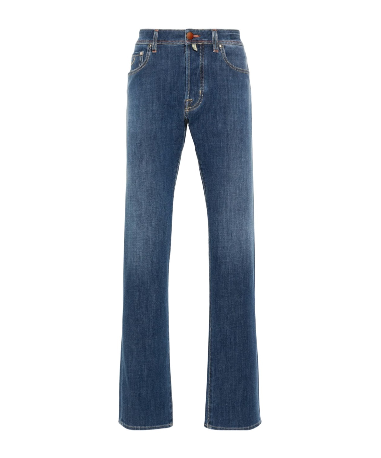Jacob Cohen Bard Mid-rise Slim-fit Jeans In Blue