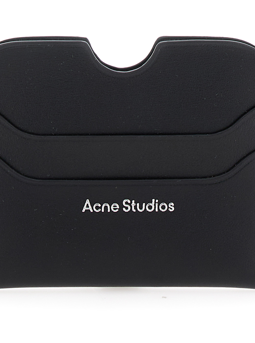 ACNE STUDIOS ACNE STUDIOS LOGO DETAILED OPEN TOP CARDHOLDER