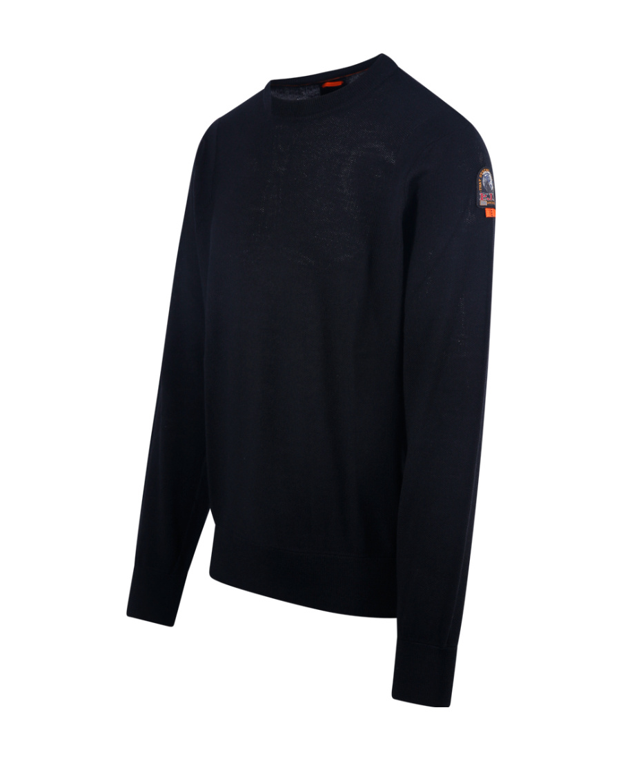 Parajumpers Wool Knitted Pullover In Black