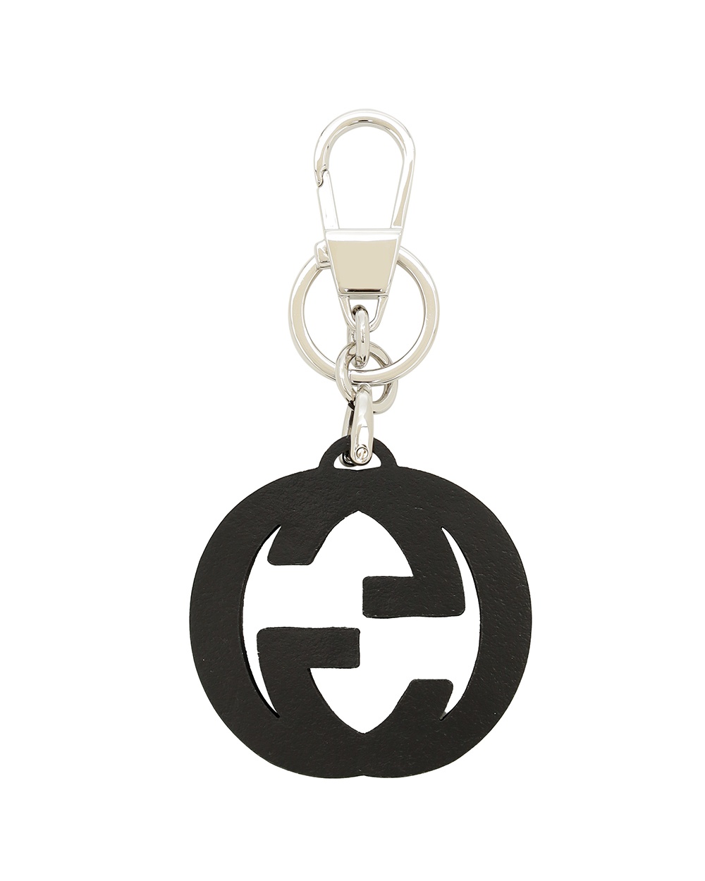 Gucci Double G Key Chain In Red