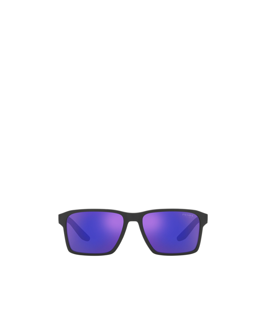 Prada Rectangle-frame Sunglasses In Blue
