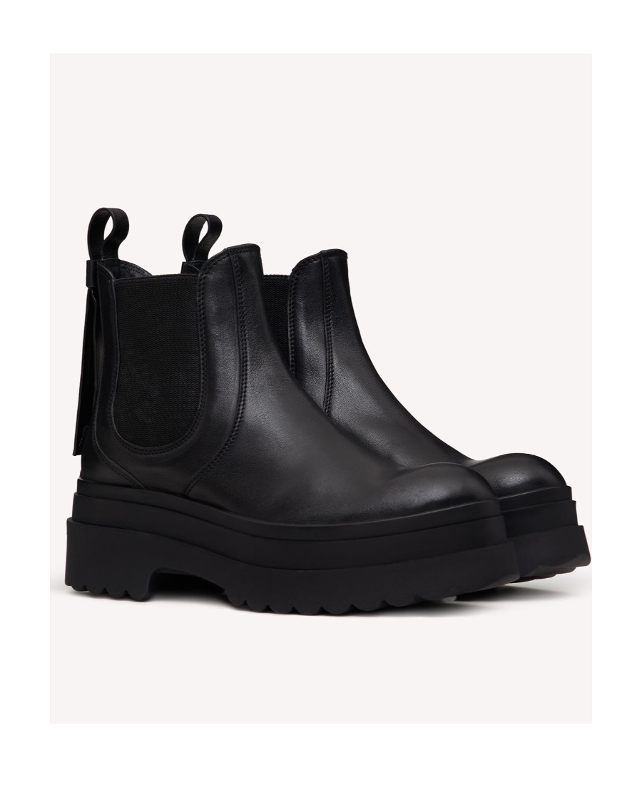 Red Valentino Redvalentino Chelsea Ankle Boots In Black