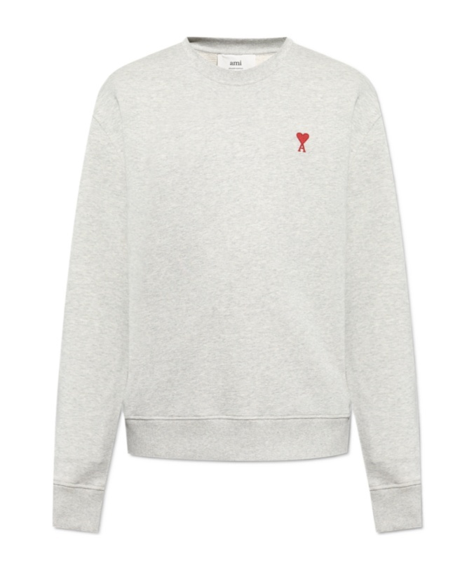 AMI ALEXANDRE MATTIUSSI AMI PARIS AMI DE COEUR FLEECE SWEATSHIRT
