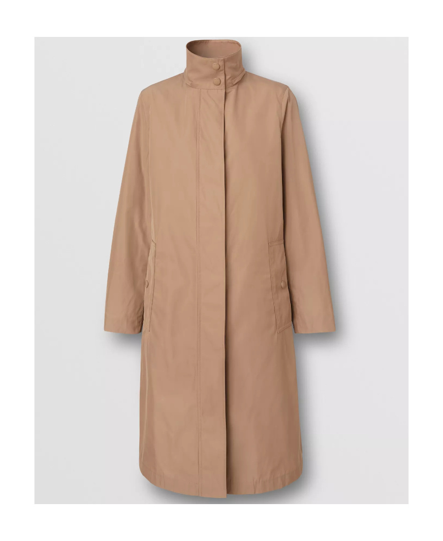 Burberry Detachable Hood Car Coat In Brown