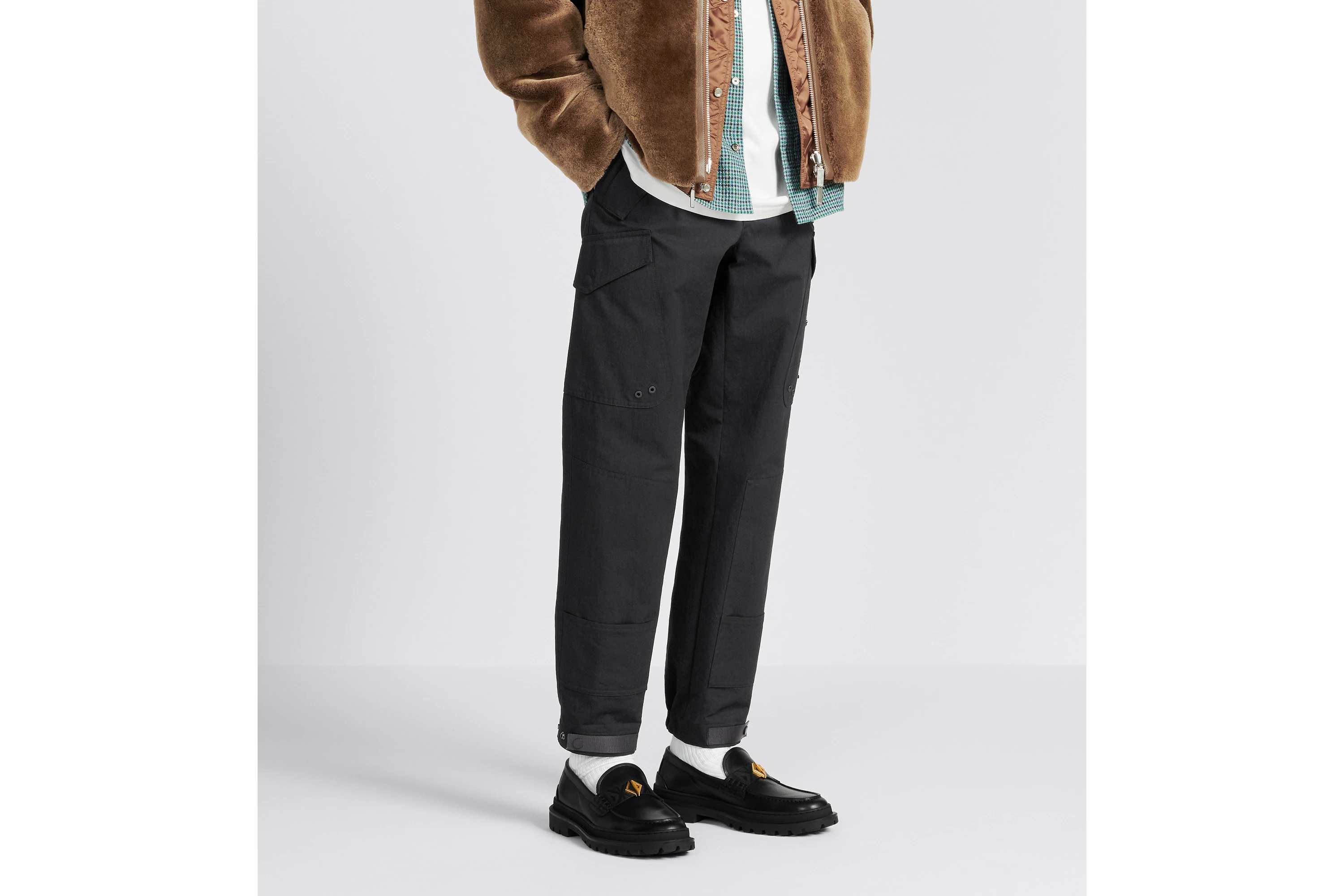 Dior Logo Casual Pants In Black