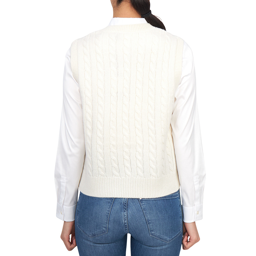 Carhartt Sleeveless Knitted Vest In White